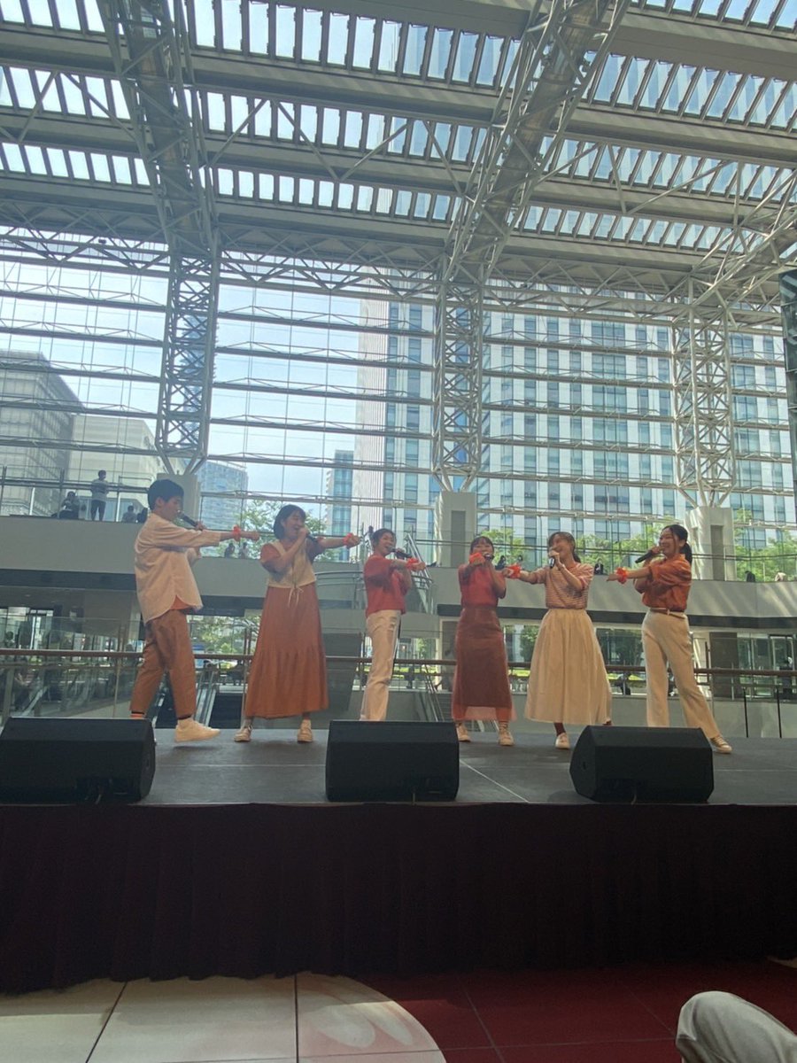 CheerMin_larbre's tweet photo. #ユニスト　出演🧡
私たちのステージ、楽しんでいただけましたかー？？？？😎🫰🫰手拍子ありがとうございました🌱
またお会いしましょう！！！🐣 https://t.co/F0j8zOoWH4