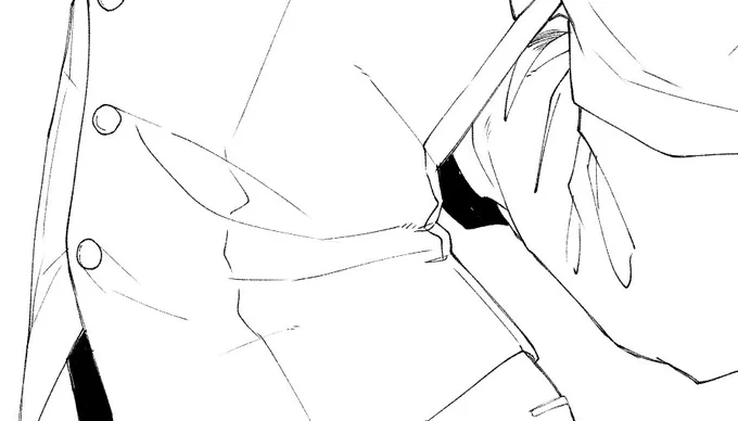シワ書くの好きです 