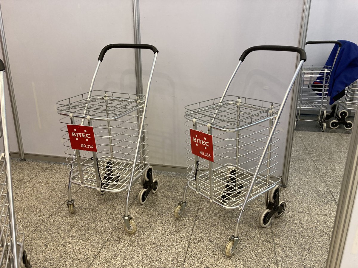 SahaGroupFairJP's tweet photo. BITECのカートレンタルサービス

Hall101と102の間にあります

Shopping Carts Service
บริการยืมรถเข็นสินค้า

#sahagroupfair #bitecbangna #bitec https://t.co/5inIU2cA0q