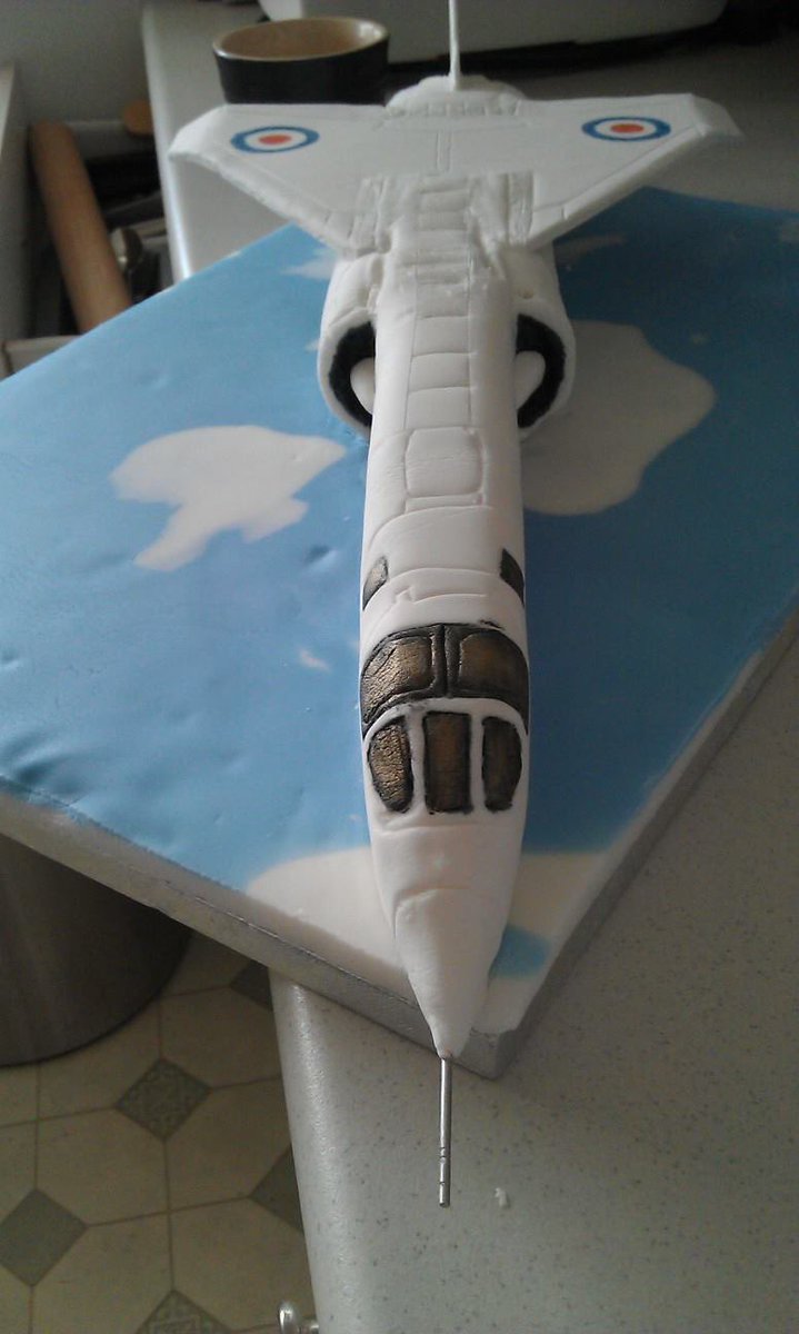 Lins_Rumbold's tweet photo. Hard to believe itβs 9 years since I made this cake TSR2. This cake made the Royal Aeronautical Society magazine - still my proudest moment in print so far π https://t.co/6POnWaQk31