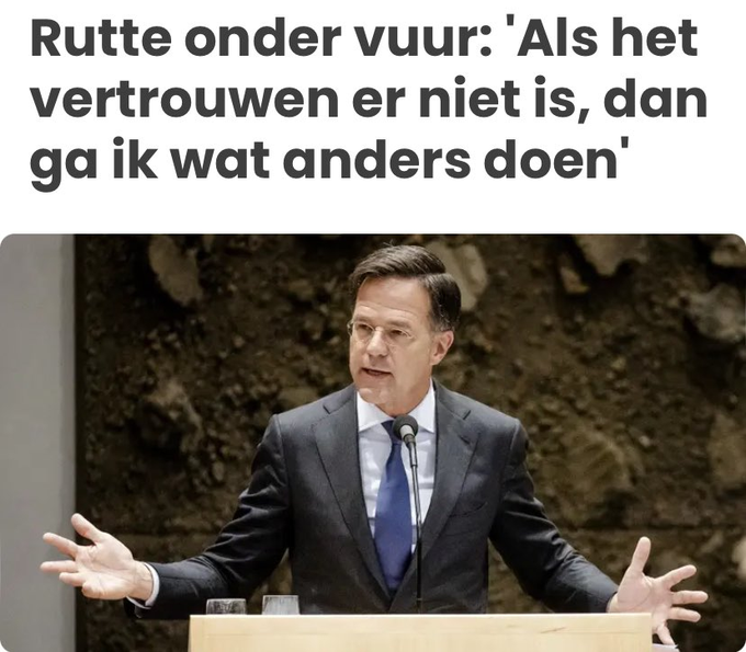 Persoonlijk lijkt het me hoog tijd dat u gaat... En uw kabinet #Rutte4 niet te vergeten!