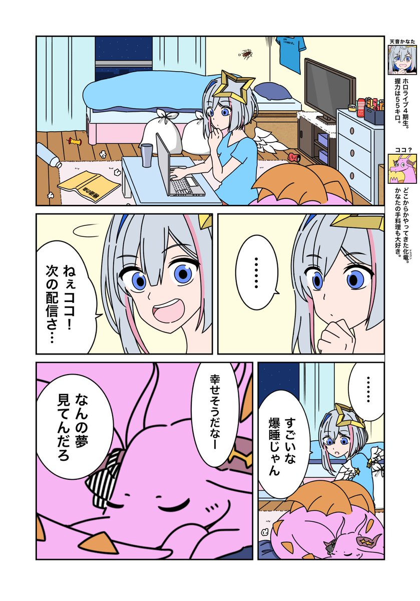 パロディ漫画「ホロと化竜」
第7話 #みかじ絵  #かなたーと 