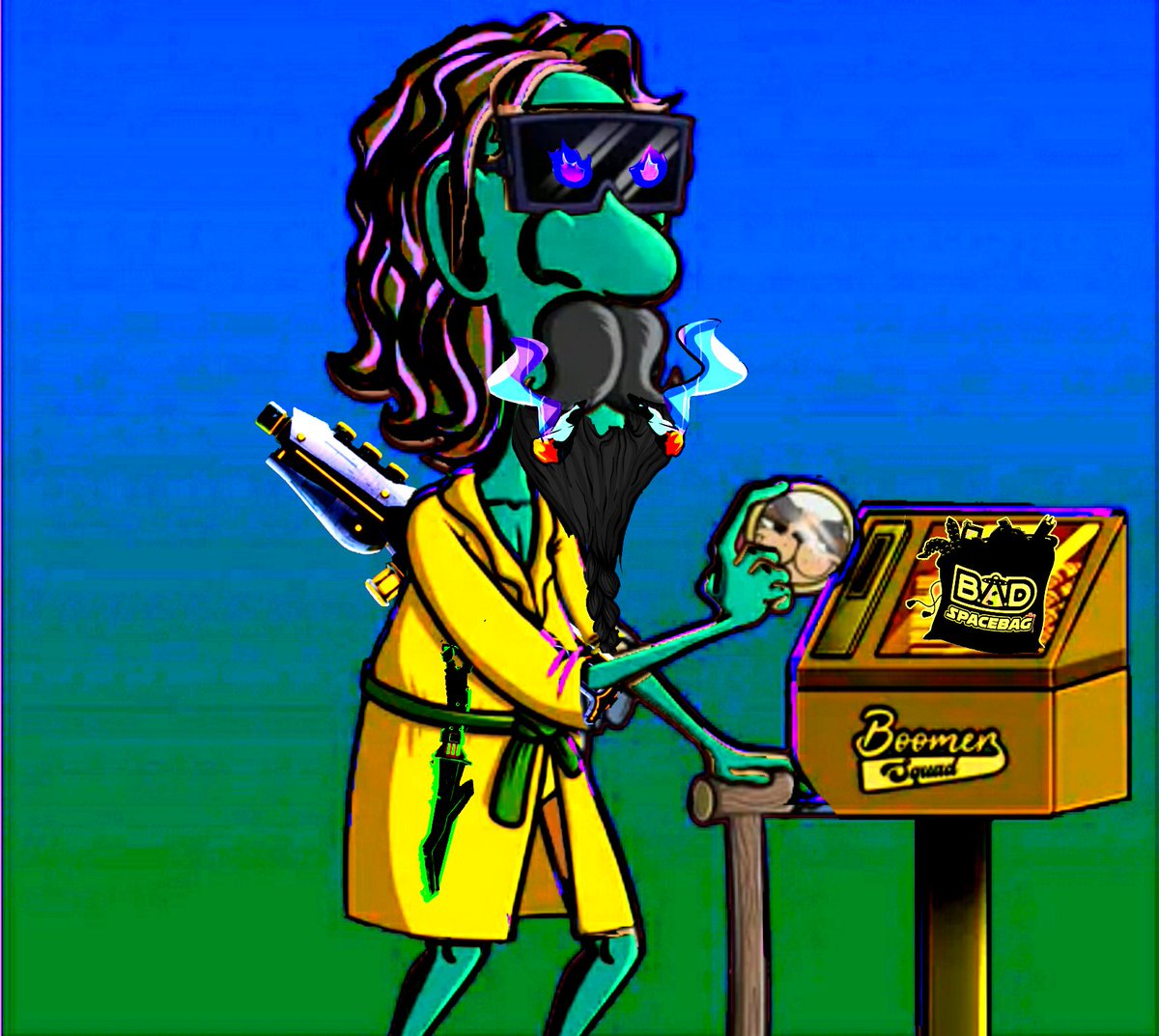 Mistad00d's tweet photo. @_Razmataz_ Trying to hit you on the subliminal but I'll just say it
#GetBAD @BabyAliens_NFT https://t.co/5Osf1lq1II
