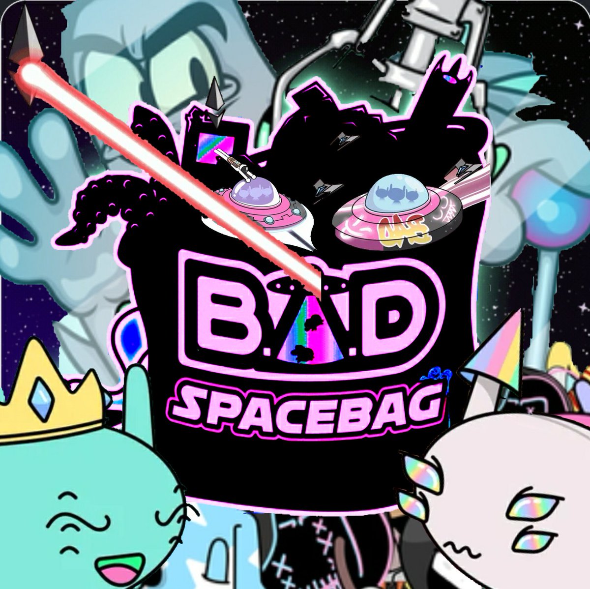Mistad00d's tweet photo. @_Razmataz_ Trying to hit you on the subliminal but I'll just say it
#GetBAD @BabyAliens_NFT https://t.co/5Osf1lq1II