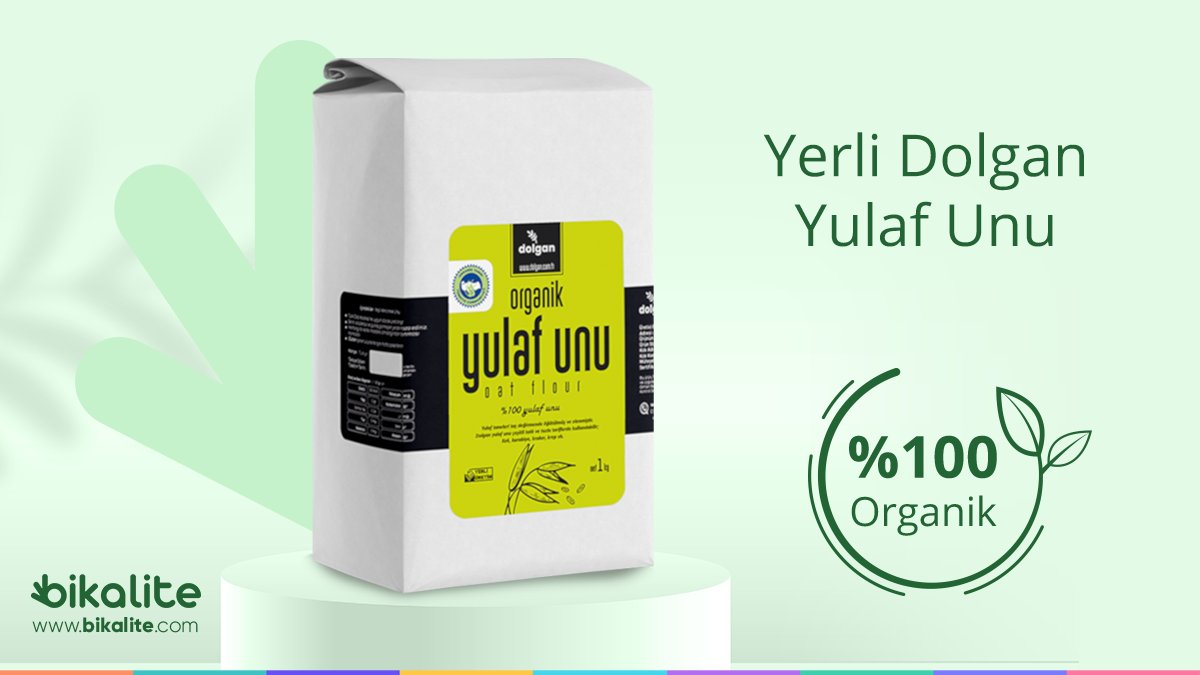 %100 organik ve yerli üretim Dolgan Yulaf Unu 👌 Hemen Satın Alın🛍️ 💚 ✓Organik tarım kurallarına göre yetiştirilmiş ve sertifikalandırılmıştır. #Organik #Dogal