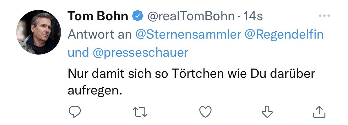 Regendelfin's tweet photo. Warum die selbsternannte männliche 🗽-Elite oft als sexistisch + misogyn bezeichnet wird? Ein Tutorial:

Diskutieren mit Star-Virologe und Waffenlieferungs-Experte „Tom Bohn“ (Vorsitzender des Wolfgang Kubicki Fanclubs „Kalle der Spacken“ Wuppertal). https://t.co/Dhg2WkiZo7