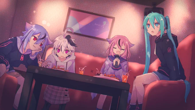 #2022年自分が選ぶ上半期の4枚 
うちのボカロみんな元気にしてました 