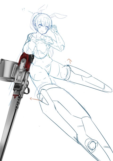 とりあえず銃だけ描いてみました。

2次大戦について調べても分からなかったので、デザインはテキトーです。 