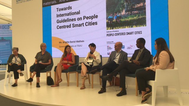 Fnau_urba's tweet image. @WUF_UNHabitat la contribution des acteurs français au programme « villes intelligentes inclusives » mise en débat avec l’équipe d’ONU-habitat @francediplo @regiongrandest @Fnau_urba @BariolBrigitte