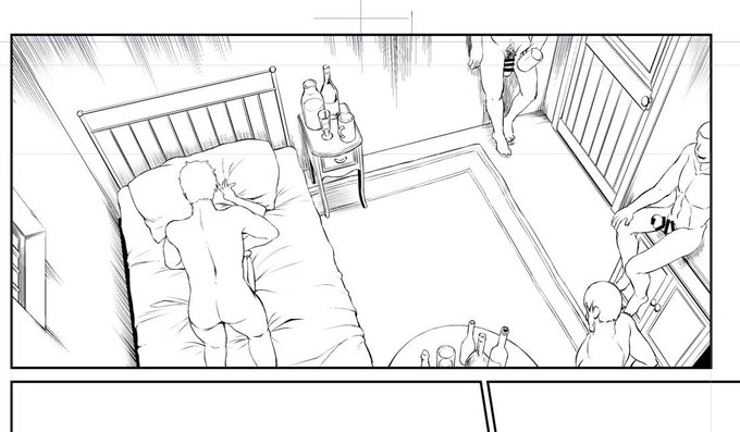 状況説明コマ、時間がかかる 