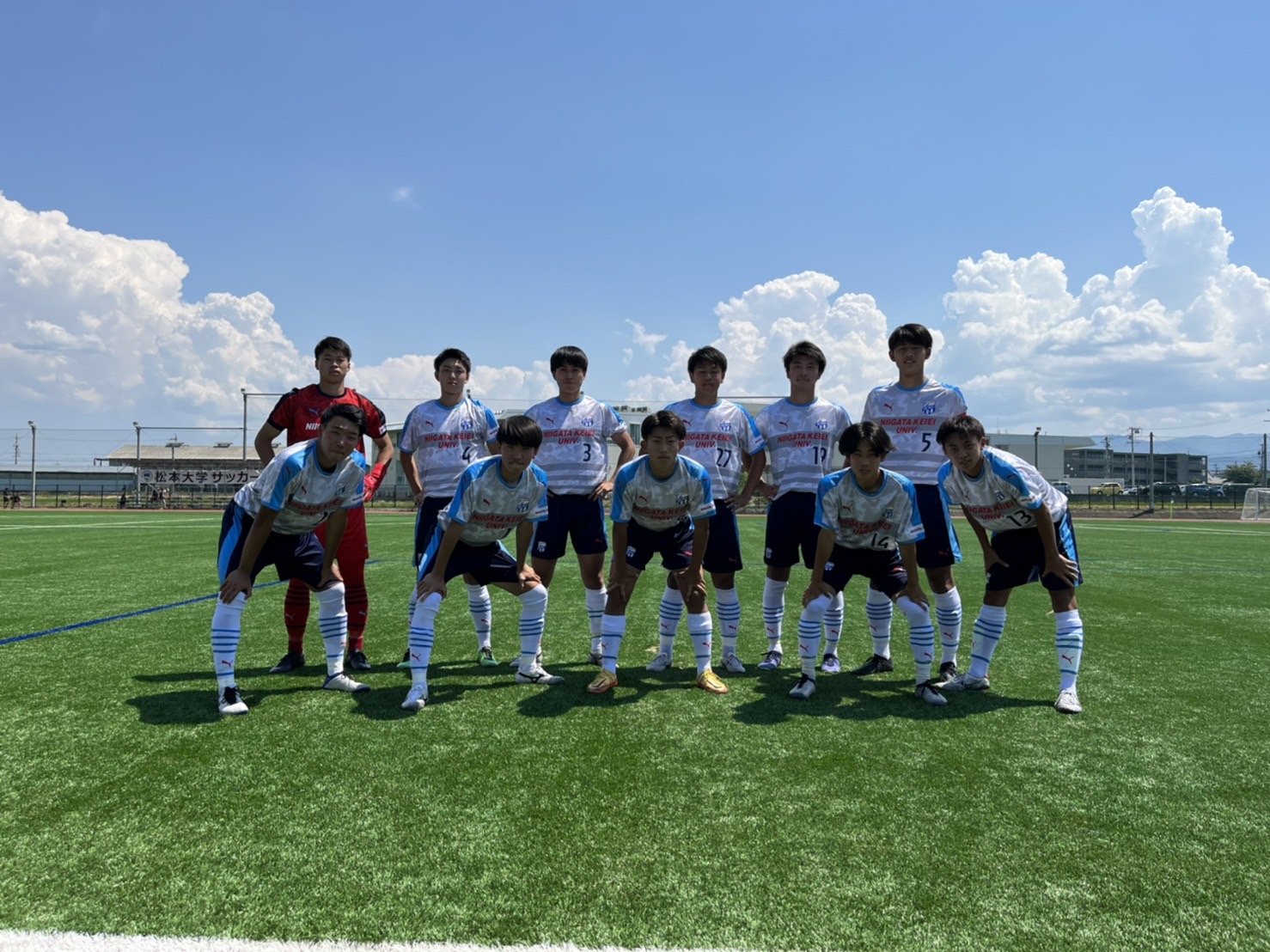 新潟経営大学サッカー部 新潟経営大学b お知らせ Iリーグ 新潟経営大学b Vs 松本大学a の試合は前半終了後 雷により試合中断し 天候の回復が見込めないことから試合中止 無効試合 となりました 延期の日程が決まりましたらお知らせいたし