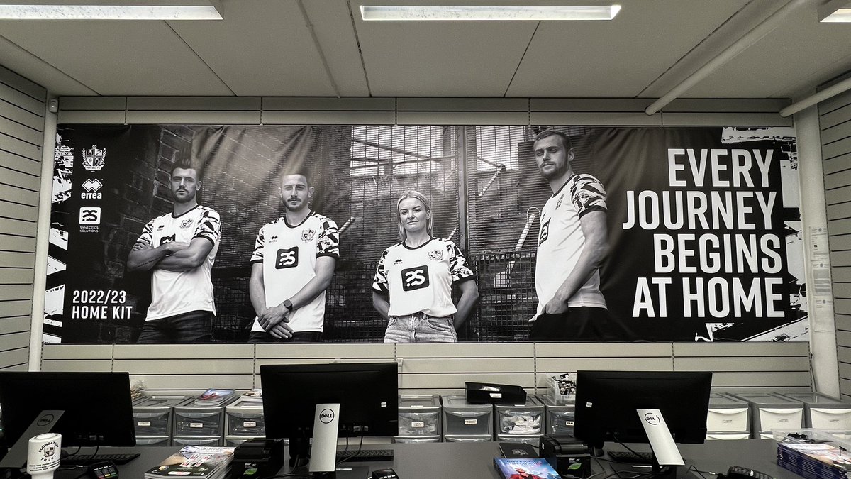 The new signage in our club shop looks 😍 

Thank you to <a href="/HelloWeAreBlink/">BLINK</a> for the design and <a href="/SpiralColour/">Spiral Colour</a> for the install

#PVFC | #JoinTheJourney