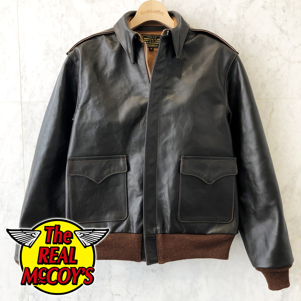 リアルマッコイズ　A-2　米軍　フライトジャケット　アメカジ　レザージャケット The REAL McCOY'S】【A-2 570 B.Sフライトジャケット】【ROUGH WEAR
