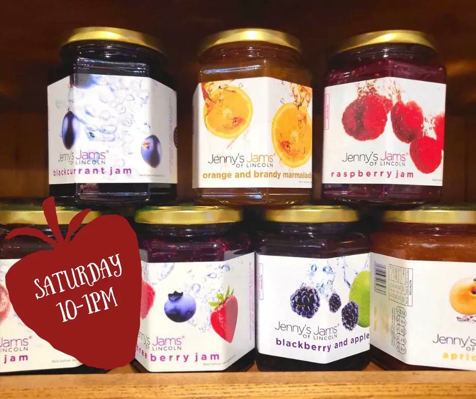 unclehenrysLinc's tweet photo. 𝗦𝗮𝘁𝘂𝗿𝗱𝗮𝘆𝘀 𝗮𝗿𝗲 𝘁𝗮𝘀𝘁𝗶𝗻𝗴 𝗱𝗮𝘆𝘀! 
So excited to have Jenny herself, heading over to the farm shop today for a tasting day!  
Head on down between 10-1pm to try some of Jenny's amazing Jams and marmalades! 
#jennysjams #shoplocal #tastingday https://t.co/gsTgVMPEd1