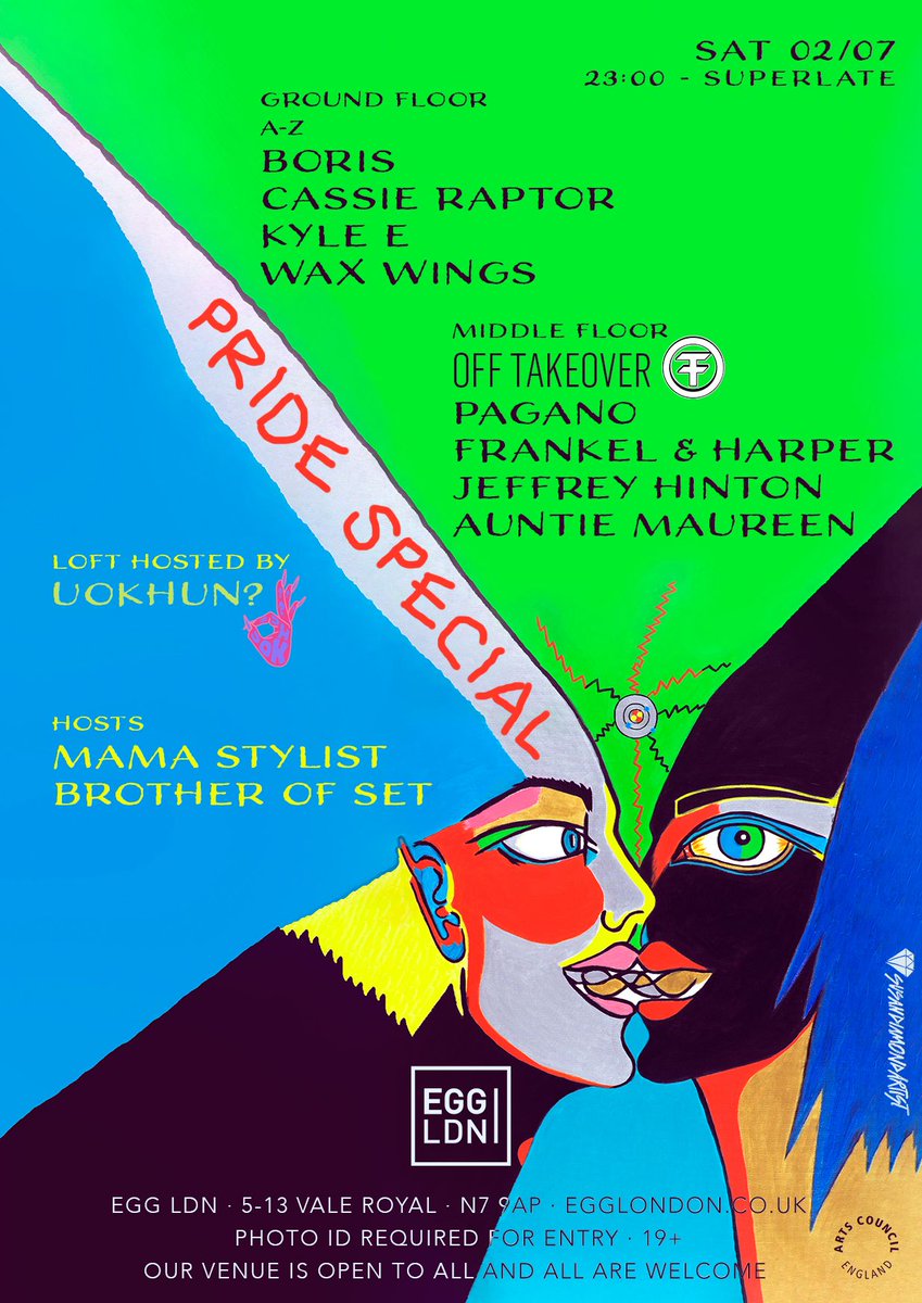 EGG LDN PRES: PRIDE SPECIAL: BORIS, @cassie_raptor, @waxwingsofficial, KYLE E, @djpagano

Join the Egg Crew tonight as they celebrate #PRIDE with some of the biggest beats from techno, house and the sub genres at the iconic @egglondonofficial

🎟️ bit.ly/3AjADSK