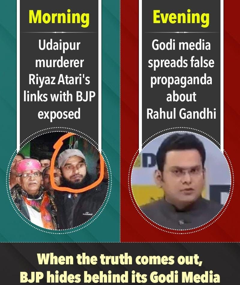 RupaniGarcon's tweet photo. When the truth comes out, BJP hides behind Godi Media ! 

#BJPFakeNewsFactory https://t.co/XNNUdbb5lm

#ByeByeModi ji