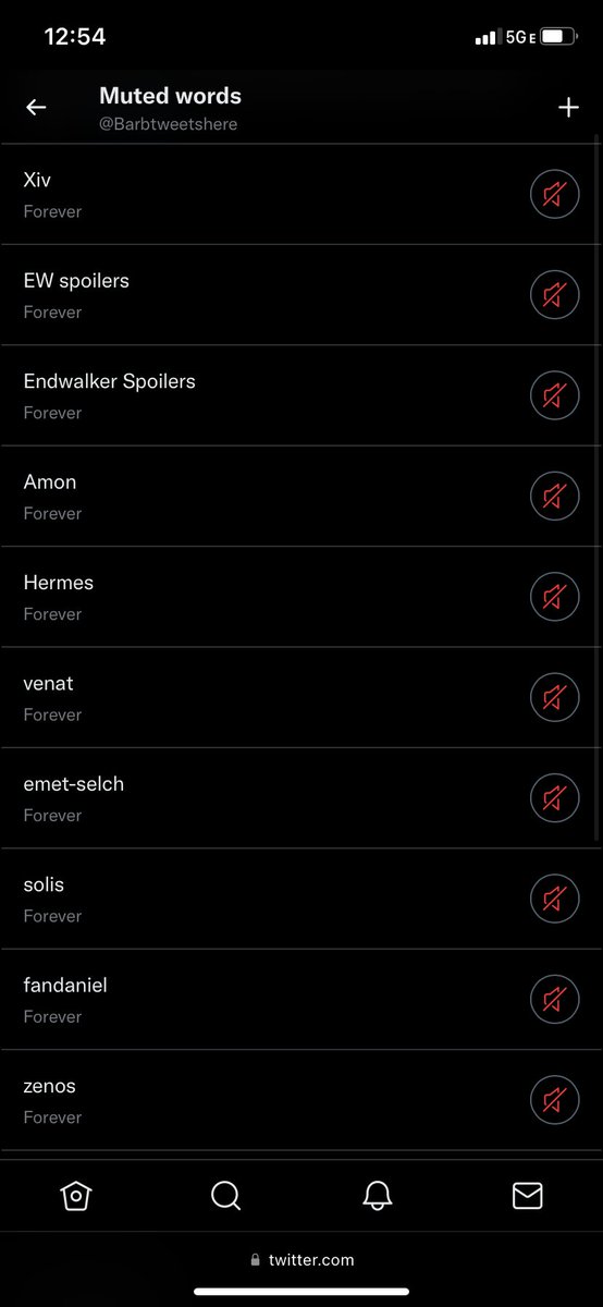 Barbtweetshere's tweet photo. I’m free from my block word list…i finally beat Endwalker. I fear spoilers no more. 😭 https://t.co/61P0hPfESz