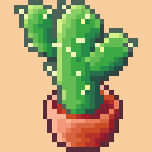 Pixel Art Challenge day 13: Cactus