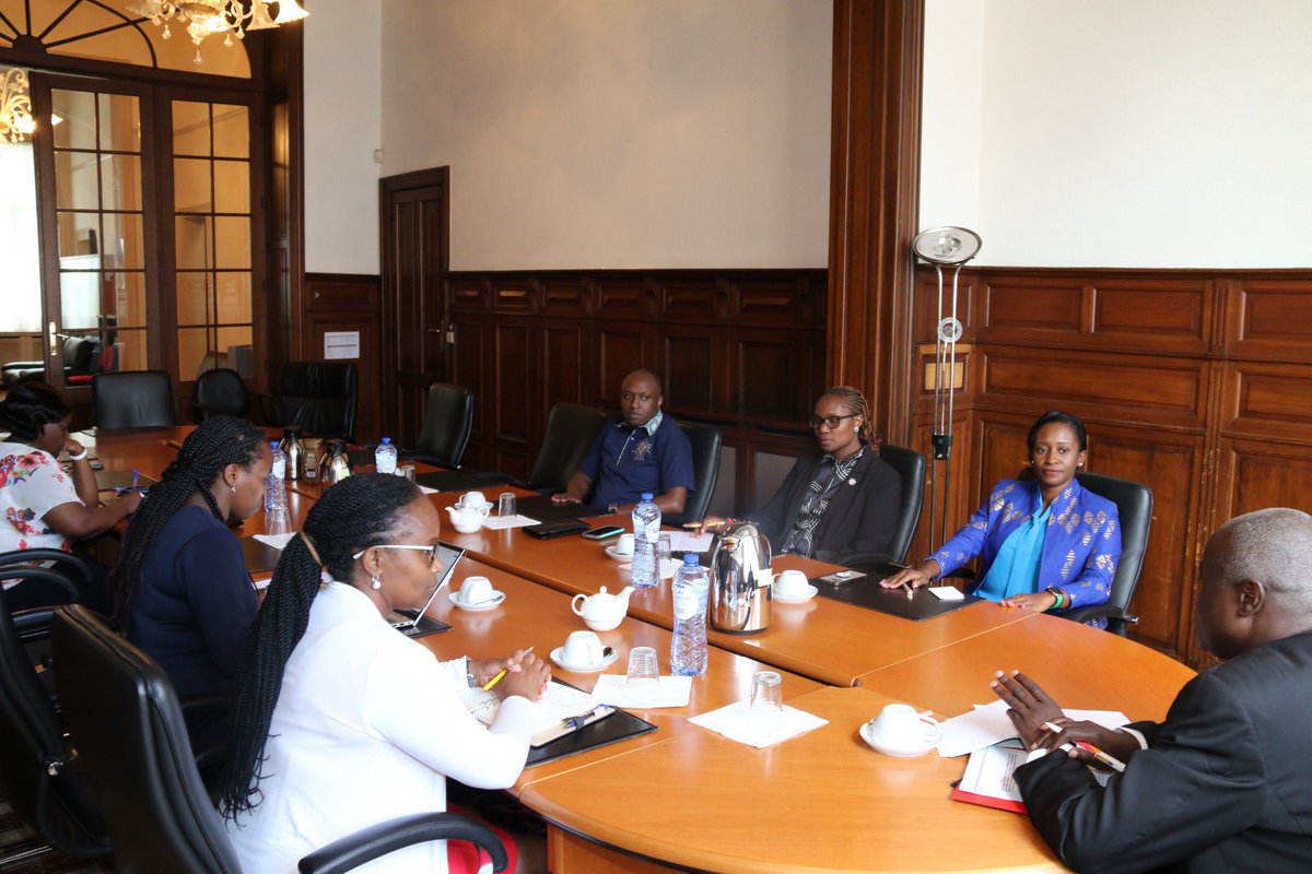 Glad to have had an opportunity to pay a courtesy visit to our Kenya Embassy in Brussels, received by Charge d’Affaires Mr. Maturu and team <a href="/KEinBelgium/">KenyaEmbassyBrussels</a>