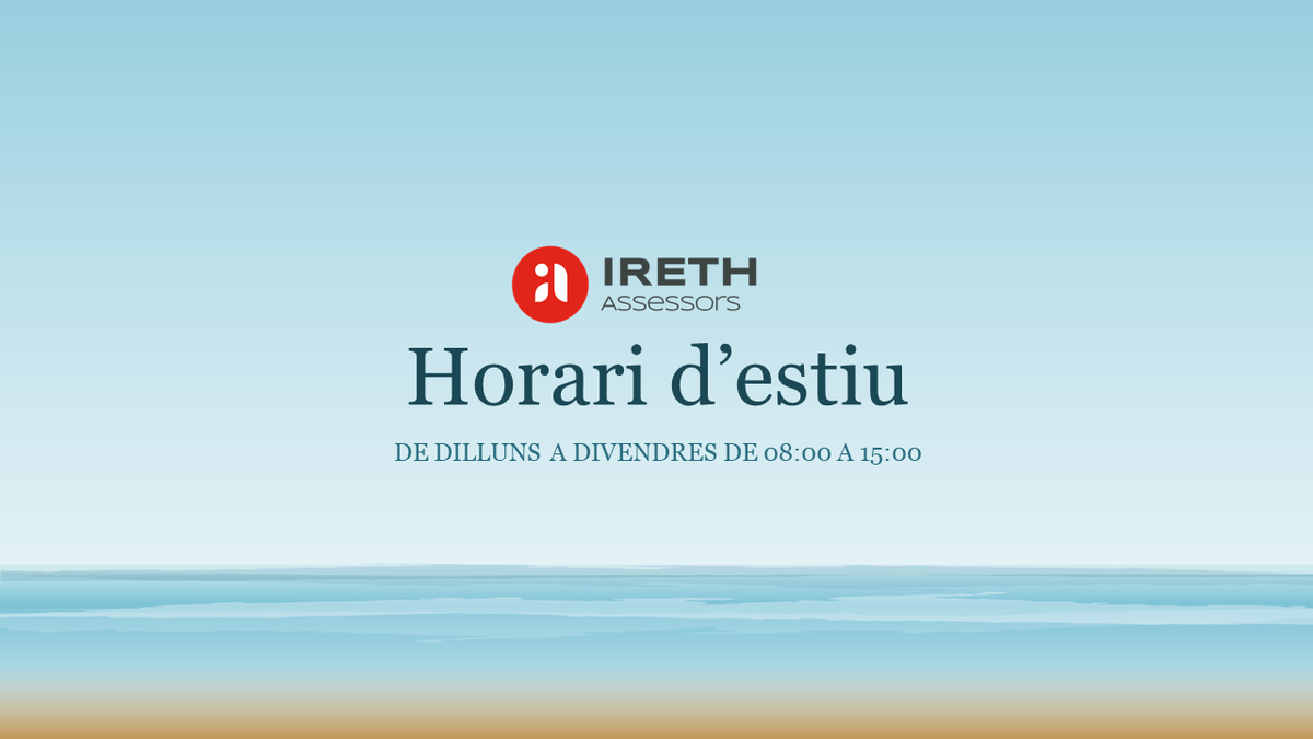 Horari #estiu:
De dilluns a divendres de 08:00 a 15:00
