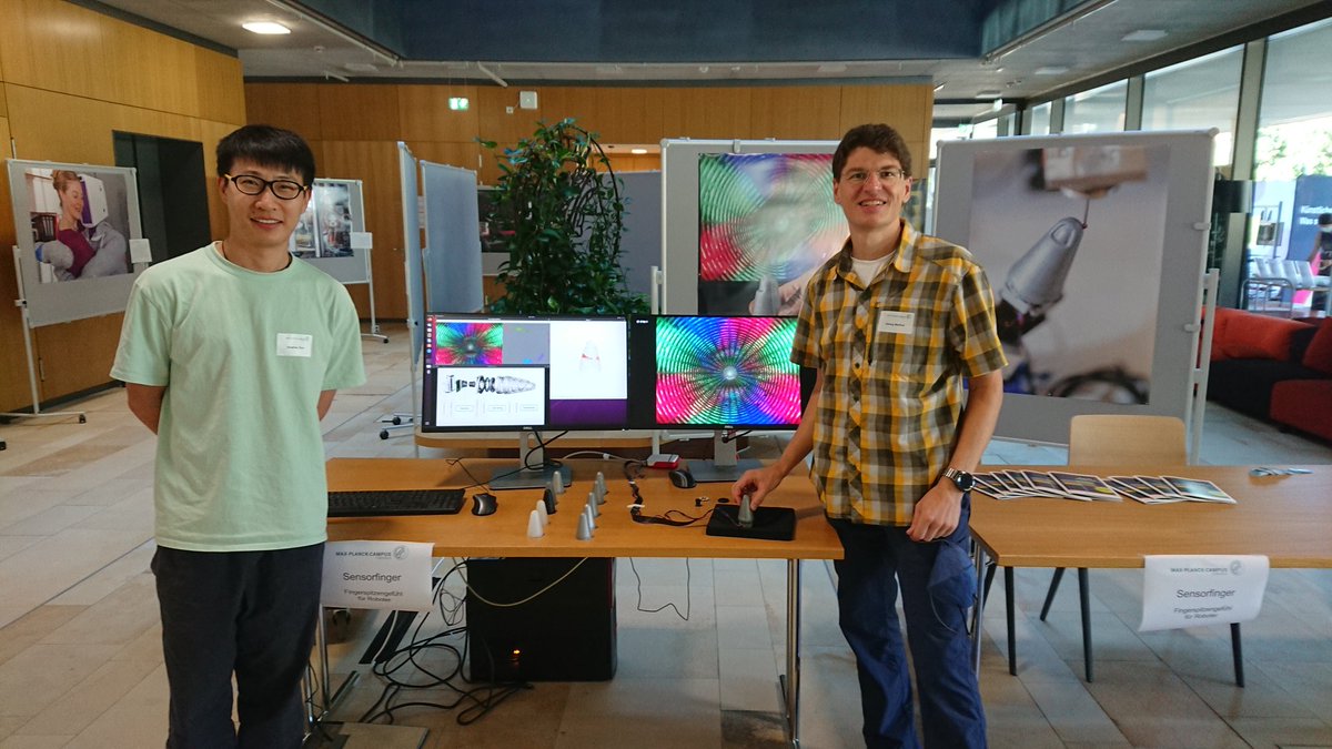 We are ready to present our sensor finger here at <a href="/MPI_IS/">Intelligent Systems</a> at the science days.
#Insight