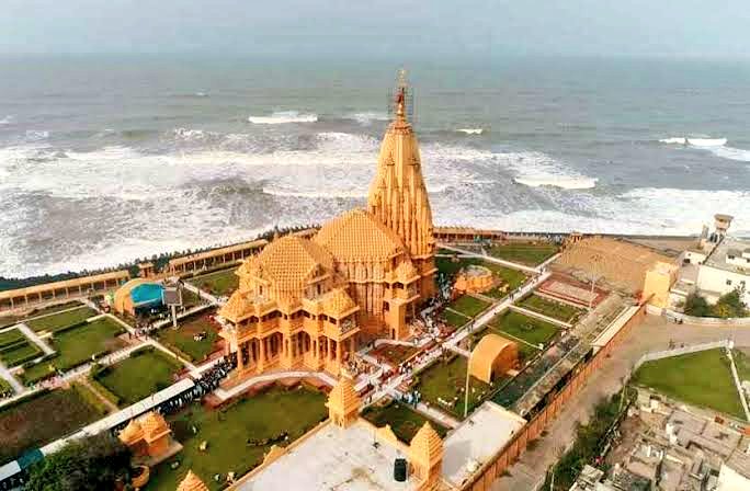 A person from Noida booked for flying drone camera over Somnath Mandir