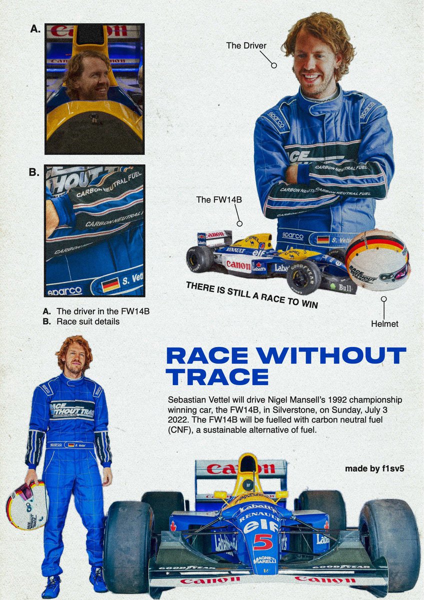 #SEBASTIANVETTEL and the FW14B!