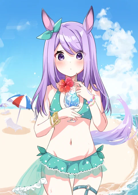 水着マックイーン
#ウマ娘 #メジロマックイーン 