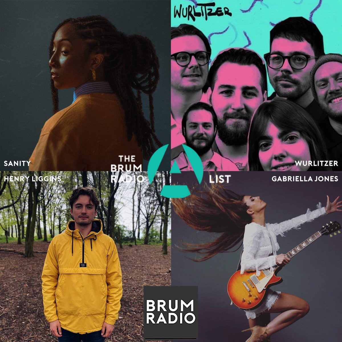 TODAY 2pm &gt;&gt; the OFFICIAL <a href="/BrumRadio/">Brum Radio</a> A-List with @pete_brum ft new music by...

💥 <a href="/SANITYTheMC/">SANITY</a> 
💥 <a href="/WurlitzerBand/">Wurlitzer</a> 
💥 <a href="/gabriellajjones/">G A B R I E L L A 🎸 J O N E S</a> 
💥 <a href="/henryliggins/">henry</a> 
💥 <a href="/BigTroppy/">Big Troppy</a> 

Our Ft Album today from 💥<a href="/Metzjnr/">Metz Jnr</a> 

And we listen to the new track by <a href="/GiantGeorges/">Giant and the Georges</a> brumradio.com