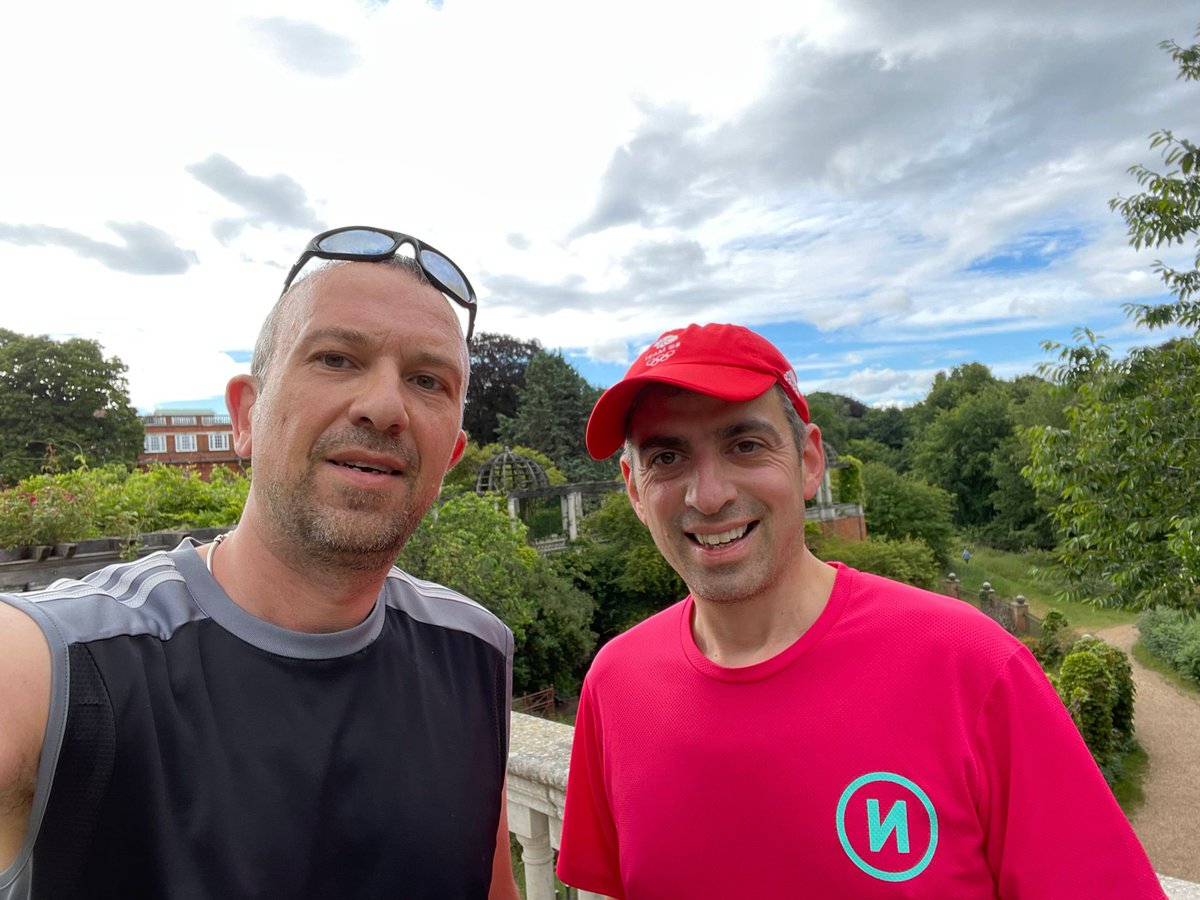 ruNW6's tweet photo. Depleted but not defeated! A @runw6 jaunt to the Pergola this morning for @SimonZekaria and @ddanmyers. Why not join us next week for a #whamprun? https://t.co/y2mUoLm1gp