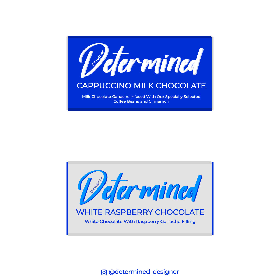 DTM_Designer's tweet image. [Determined Designer - Chocolate Bar Wrapping]

Designed by @DTM_Designer 

#determined_designer #dtm_designer #mydesign #logo #logodesign #branding #branded #design #graphicdesign #chocolate #chocolatebar #milkchocolate #chocolatelovers #chocolateflavour #whitechocolate #ganache