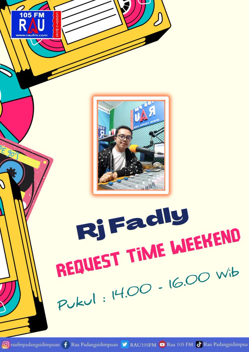 Ayooo buruan gabung rekan rau 
Di 082299996105
Bersama @aifadly_
Hanya di 105 Raufm

#request #radiohead #Viral #radiorequest #weekend #fypシ #fypシ❤️💞❤️ #cowokganteng