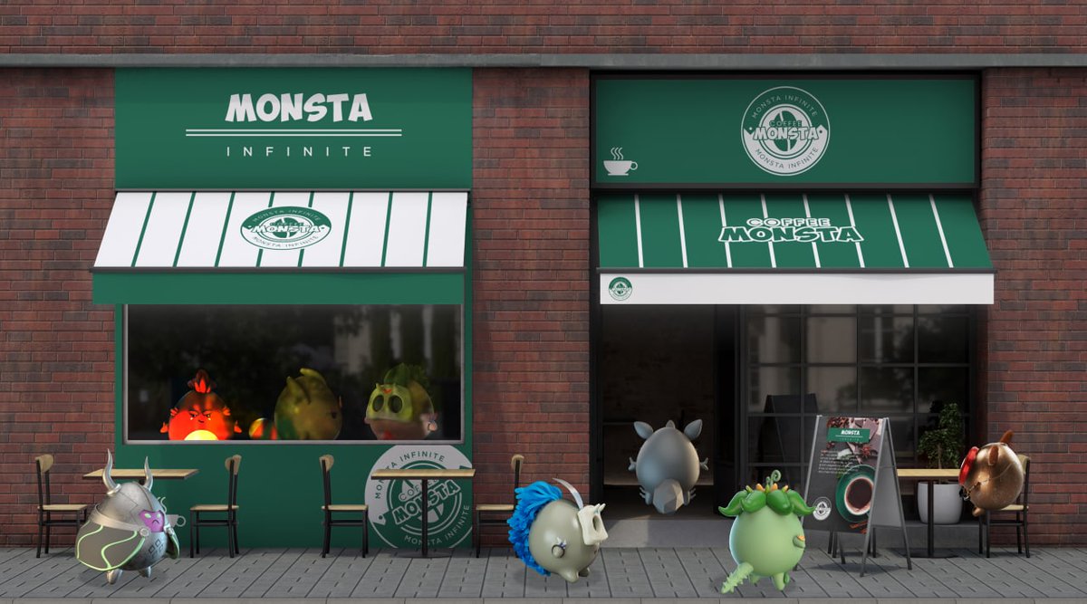 nickreation_nft's tweet photo. Coffee lovers. Happy weekend! #MonstaInfinite #MONI #MonstaArt https://t.co/RBgdxdchZj