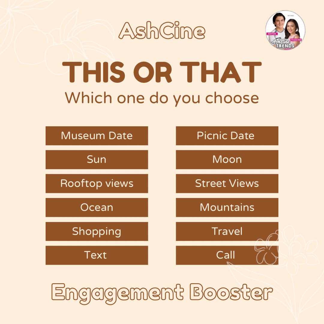 OfficialAshCine's tweet photo. Hi salties, here's a This or That engagement booster! more fresh tweets pa salties, all for our loves #AshCine https://t.co/rr4aXBcoH1