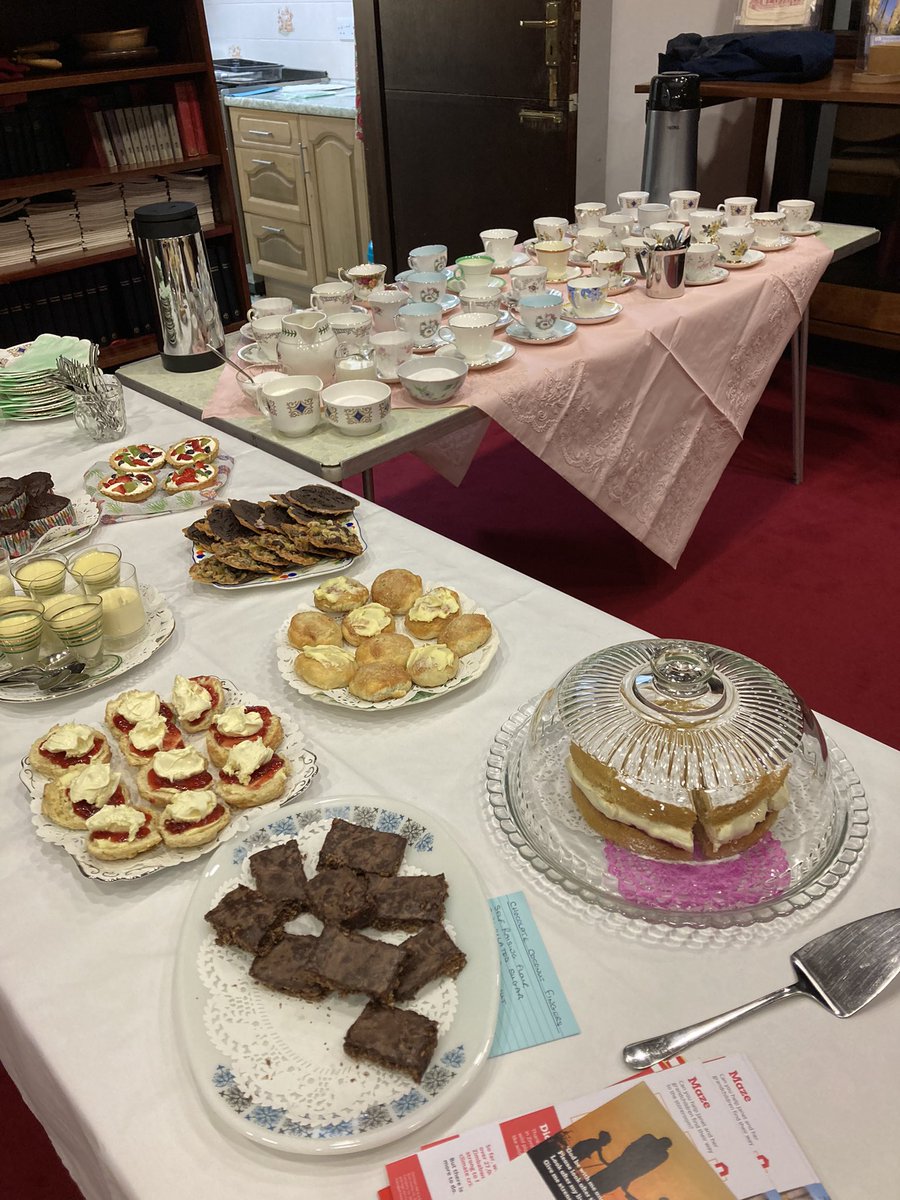 All ready for our coffee morning! <a href="/cofelancs/">The CofE in Lancashire (Blackburn Diocese)</a>