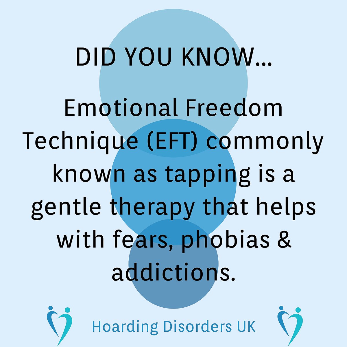 Why not try a new therapy this weekend? ☯️

EFT involves tapping on "meridian points" on the body, derived from acupuncture, to release energy blockages that cause negative emotions.

#hoarding #hoardinghelp