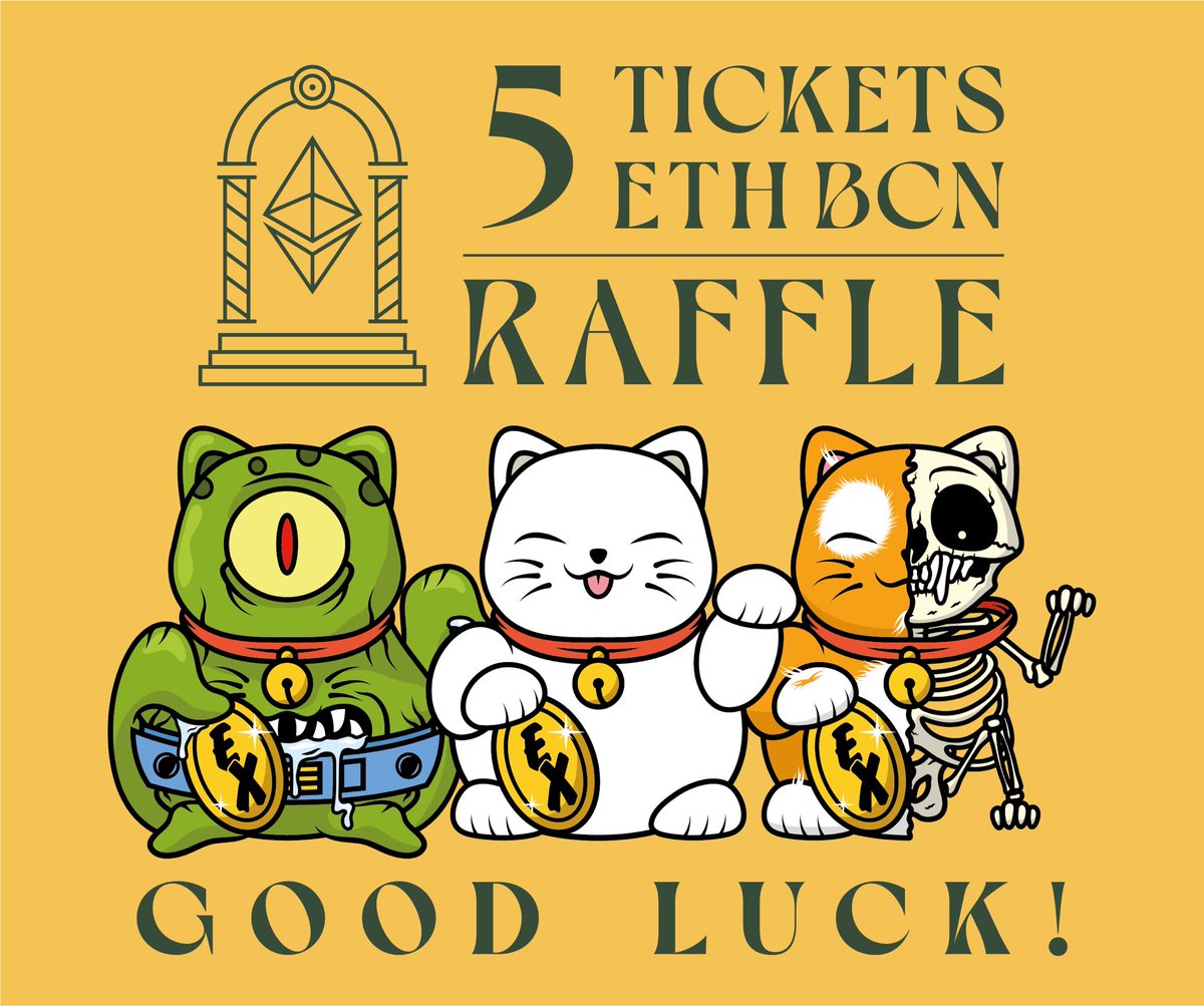 Ellie Xifra (@ellie_xifra) on Twitter photo 🚨SORTEO 5 entradas🚨 valoradas en 499$ para la 1ª conferencia y experiencia cultural de ETH en 🇪🇸 @EthBarcelona (6 -8 de julio)🫶🏽
☺️Para participar:
1. Haz RT y sigue a <a href="/Imelliex/">Ellie Xifra</a>
2. Etiqueta a la persona con la que quieres ir en comentarios
Anunciaré ganadorxs el día 5 🚨SORTEO 5 entradas🚨 valoradas en 499$ para la 1ª conferencia y experiencia cultural de ETH en 🇪🇸 @EthBarcelona (6 -8 de julio)🫶🏽
☺️Para participar:
1. Haz RT y sigue a <a href="/Imelliex/">Ellie Xifra</a>
2. Etiqueta a la persona con la que quieres ir en comentarios
Anunciaré ganadorxs el día 5