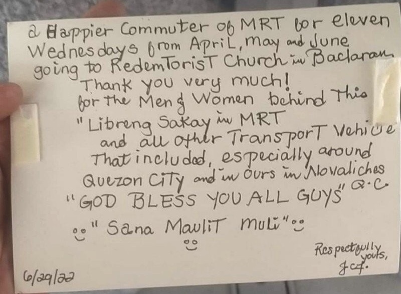 tribunephl's tweet photo. ‘SANA MAULIT MULI’

Netizens thanked MRT-3 after the free rides ended on 30 June 2022. https://t.co/7wtEOHQYBT