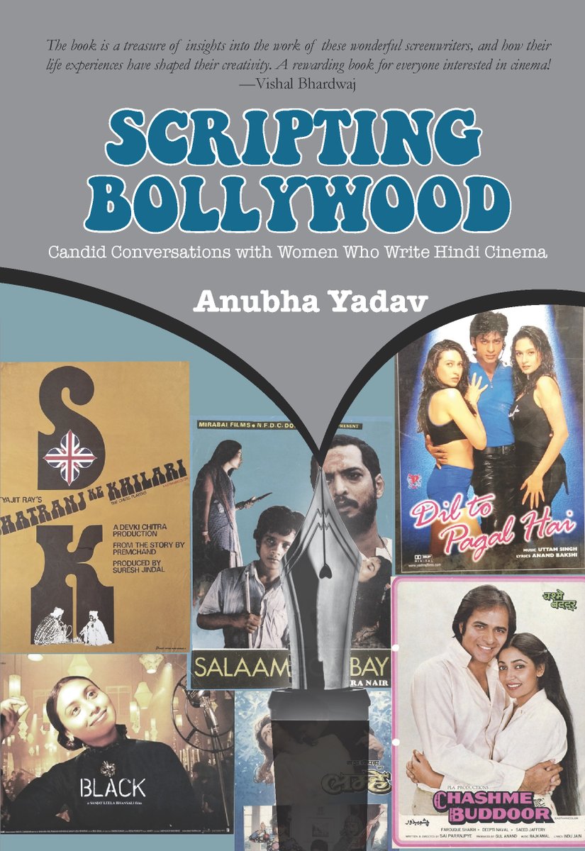 Scripting Bollywood is packed with rich film history, insightful conversations, observations on the craft of screenwriting, delicious anecdotes, some of which are also funny, big bonus for me. —Meenakshi Shinde, Mid-Day womenunlimited.in/catalog/produc… <a href="/MeenakshiShinde/">Meenakshi Shinde</a> <a href="/anubhayadava/">Anubha Yadav</a>