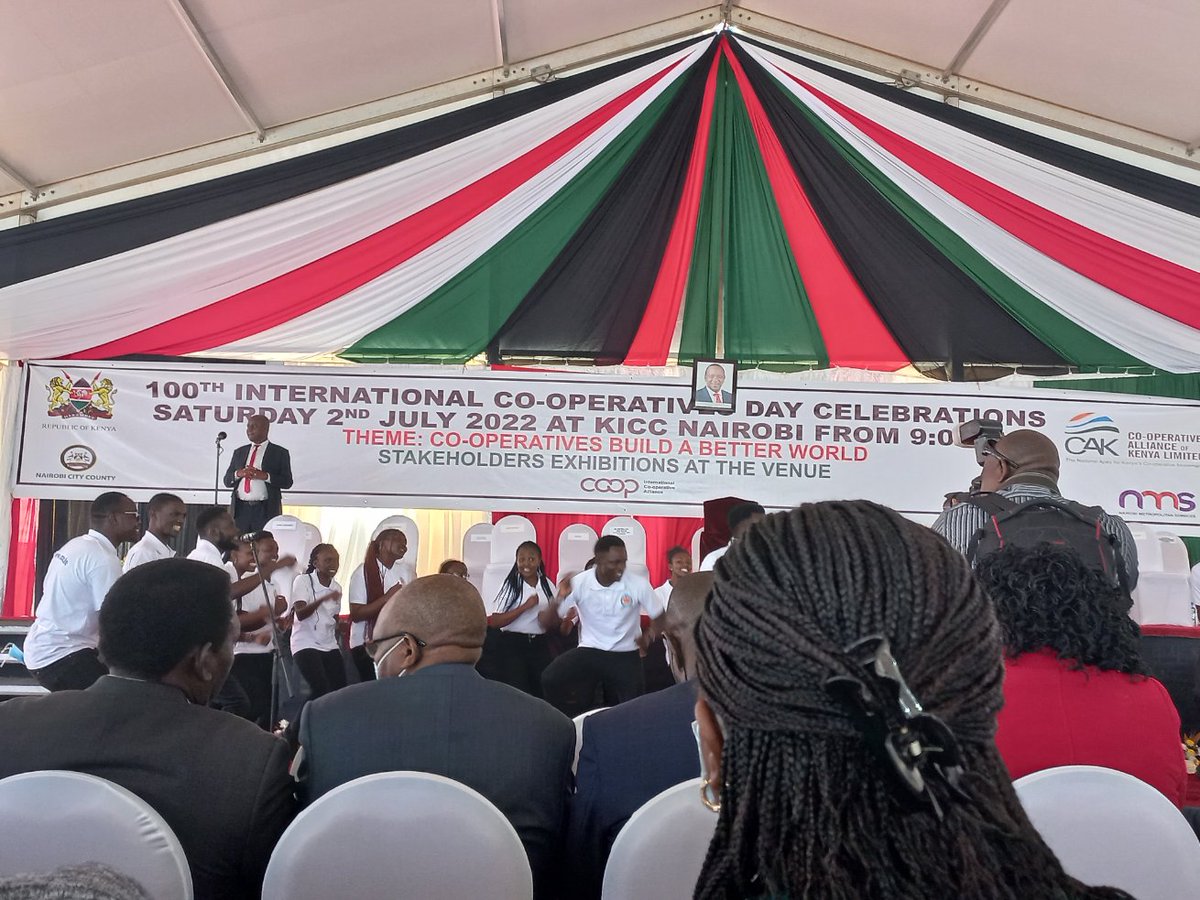 State Department for Co-operatives (@ushirika_kenya) on Twitter photo Today,100th International Co-operatives Day Celebrations @KICC is graced by His Excellence the President Hon. Uhuru Kenyatta, C.G.H. Theme: "Co-operatives Build a Better World". Stakeholders exhibitions and many more to enjoy. Happy Ushirika day all. #CoopDay <a href="/OperativeCak/">Co-operative Alliance of Kenya (CAK)</a> Today,100th International Co-operatives Day Celebrations @KICC is graced by His Excellence the President Hon. Uhuru Kenyatta, C.G.H. Theme: "Co-operatives Build a Better World". Stakeholders exhibitions and many more to enjoy. Happy Ushirika day all. #CoopDay <a href="/OperativeCak/">Co-operative Alliance of Kenya (CAK)</a>