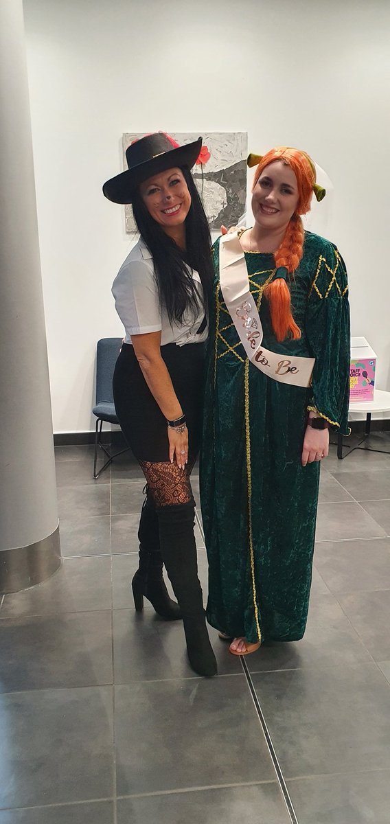 MichelleCallig4's tweet photo. Well what a day yesterday was!! Summer conference then Jess's work hen do with a Shrek theme!!  #loveourteam @gatesheadcoll #beautifulbridetobe https://t.co/cTocvJsdus