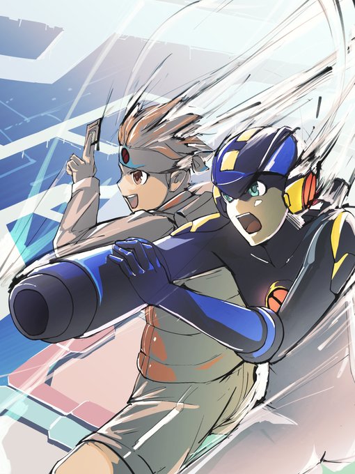 ロックマンエグゼのtwitterイラスト作品