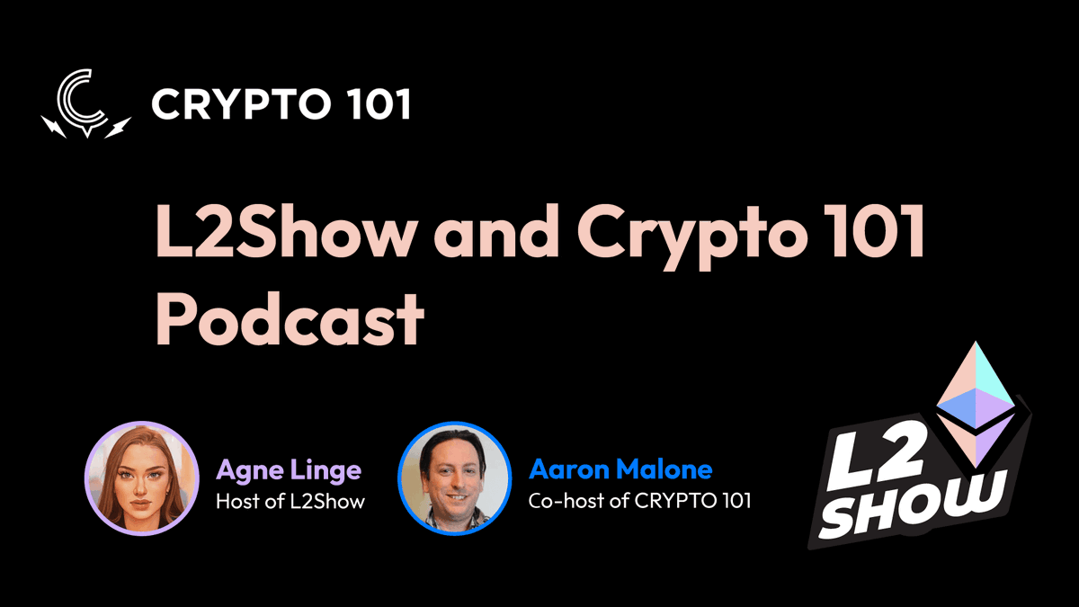 agnecrypto's tweet photo. L2Show🎙️
Watch the discussion with Aaron Malone, the Co-Host of Crypto 101 Podcast
@CRYPTO101Pod
'Everything now is just a testnet for the future'
👉Aaron's take on the crypto bear market
👉Educating yourself and investing in the future
Watch now📺
https://t.co/AbWHqnnSWp https://t.co/NloAlcucnd
