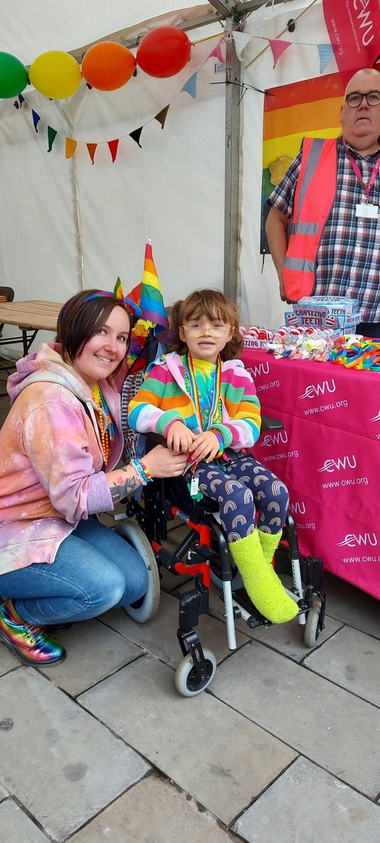 Elli our first customer at #StHelensPride