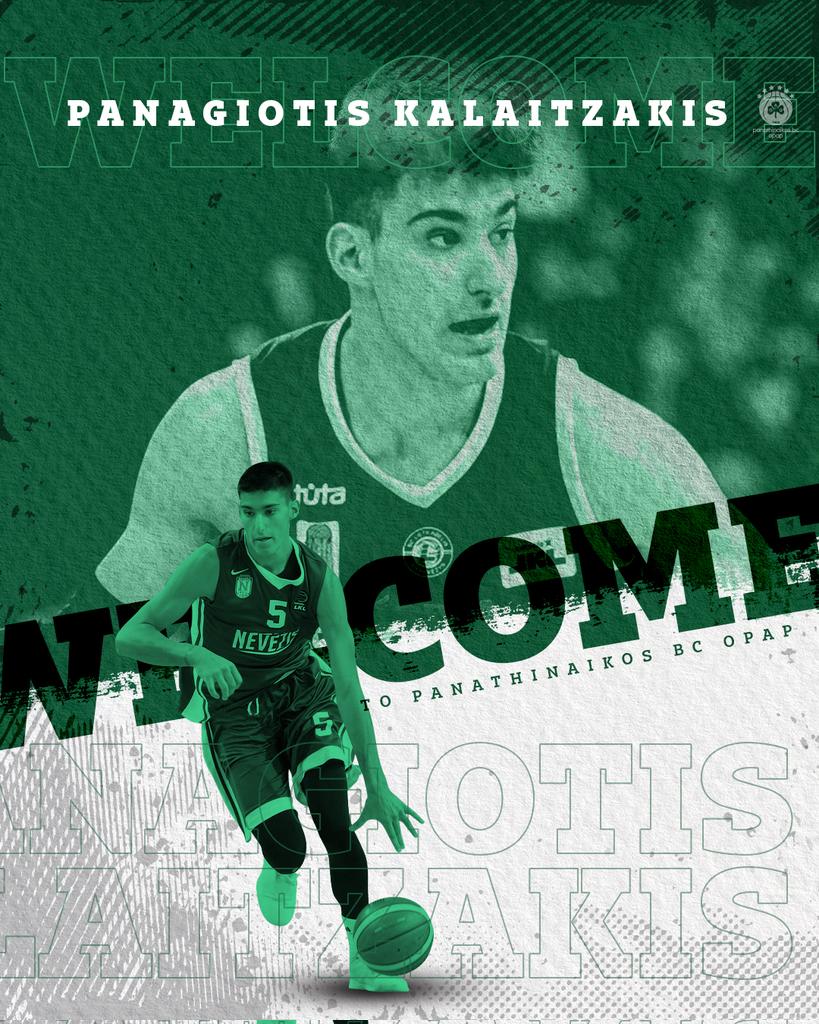 Paobcgr's tweet photo. Η ΚΑΕ Παναθηναϊκός ΟΠΑΠ ανακοινώνει την απόκτηση του Παναγιώτη Καλαϊτζάκη για τα τρία επόμενα χρόνια (2+1). ☘✍

Διάβασε περισσότερα εδώ: https://t.co/caj302KMGA

#paobc #panathinaikosbcopap https://t.co/NJW90VZSLM