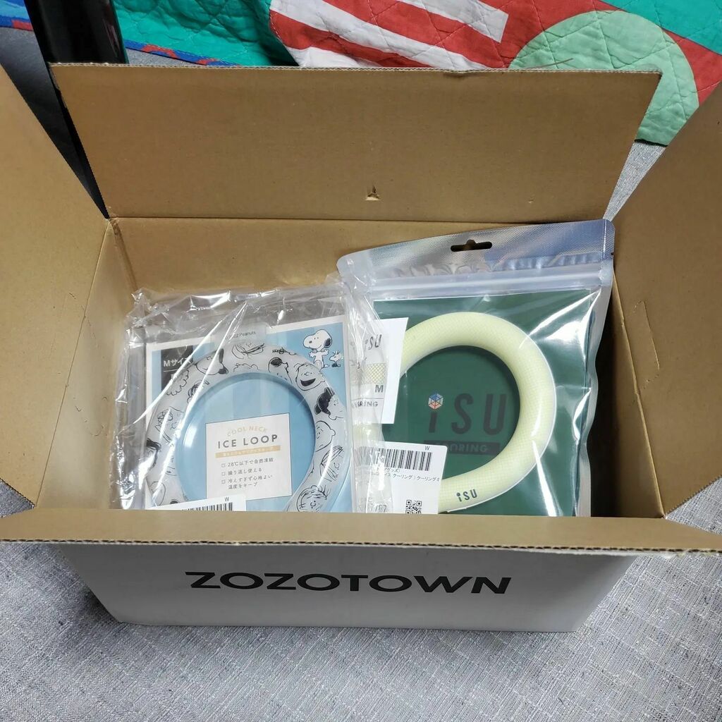 iz2morimoto's tweet image. ・⁡
⁡夏快適（になるハズ）グッズいっぱい買った⁡
⁡⁡
⁡ #アイスループ⁡
⁡ #ICELOOP
⁡
#ZOZOTOWN
#ZOZOSALE箱⁡
#zozosale箱cp instagr.am/p/CfgPwGMLpA3/