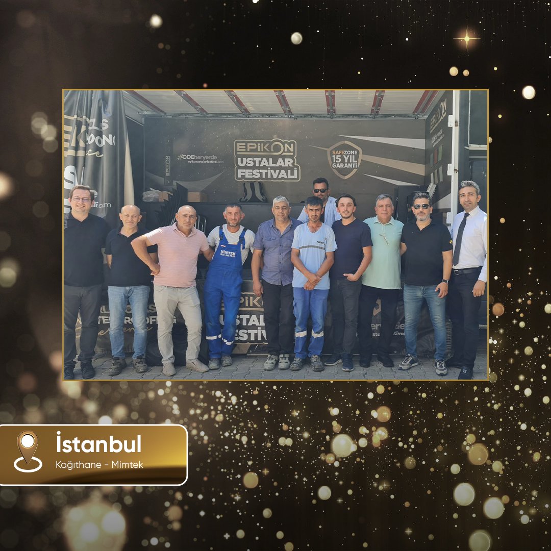 ODE_YALITIM's tweet photo. 9 Mayıs - 2 Temmuz 2022 tarihleri arasında düzenlemiş olduğumuz Epikon Ustalar Festivali'nin son durağı olan İstanbul'daki Mimtek bayimizde su yalıtımı ustalarıyla bir araya geldik. İş ortağımıza misafirperverliği için teşekkür ederiz.
#ODEYalıtım #ODEheryerde https://t.co/1czwMxulht