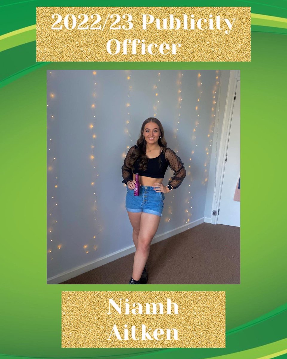 2022/23 Publicity Officer Niamh Aitken💚