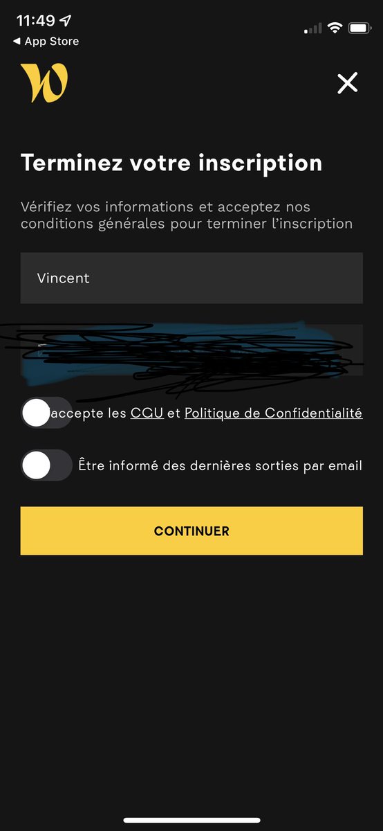vibou_'s tweet photo. @wttj_fr impossible d’accepter les CGU sur iphone 12 mini (login Apple). Sur le site desktop on peut s’authentifier avec linked in mais pas sur mobile dommage ! https://t.co/iLYpNURiVa
