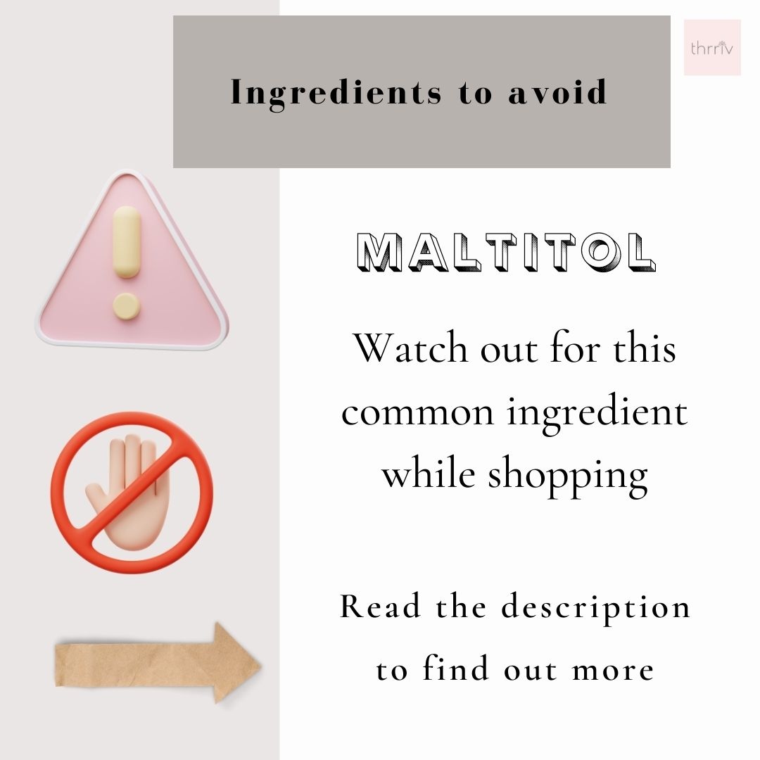 thrriv's tweet photo. There’s a sweetener companies HOPE you don’t know about – Maltitol! 

I’s NOT a zero GI sweetener. It's NOT keto friendly OR diabetic friendly at ALL!

We’re making it our mission to make sure you DO know, and you CAN’T be fooled.

#thrriv
#كيتو_عمان #كيتو_الكويت #كيتو_السعودي https://t.co/6bx5Uqi0WJ